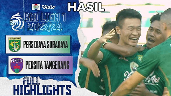 Hasil Persebaya Surabaya vs Persita Tangerang pada pekan ke-8 BRI Liga 1 2023/2024, Skor 1-0